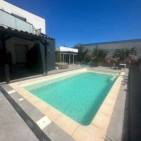Superbe Appartement Avec Piscine Et Spa Privatif Вильнёв-ле-Безье Экстерьер фото